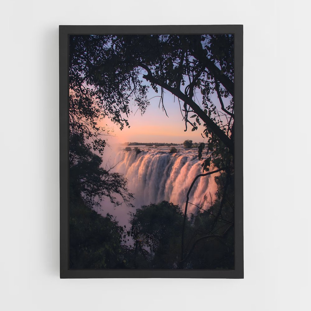 Poster Crépuscule sur le Pont – affiche Saut à l’élastique (vue 2)